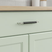 Handle Skeppshult 96-160 C/C Nickel/Black