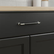 Handle Skeppshult 96-160 C/C Nickel/Black