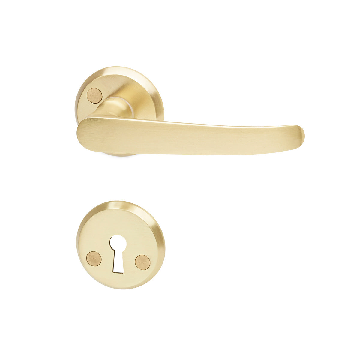 Door Handle Satin brass