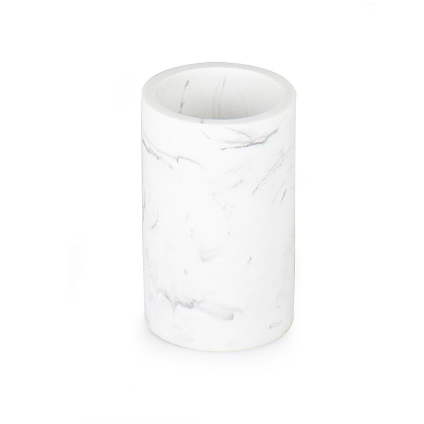 Toothbrush Tumbler Marble White Marble