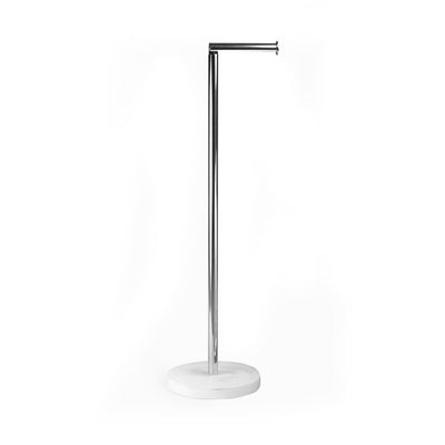 Fristående Toalettpapirholder Marmor Hvit Marmor