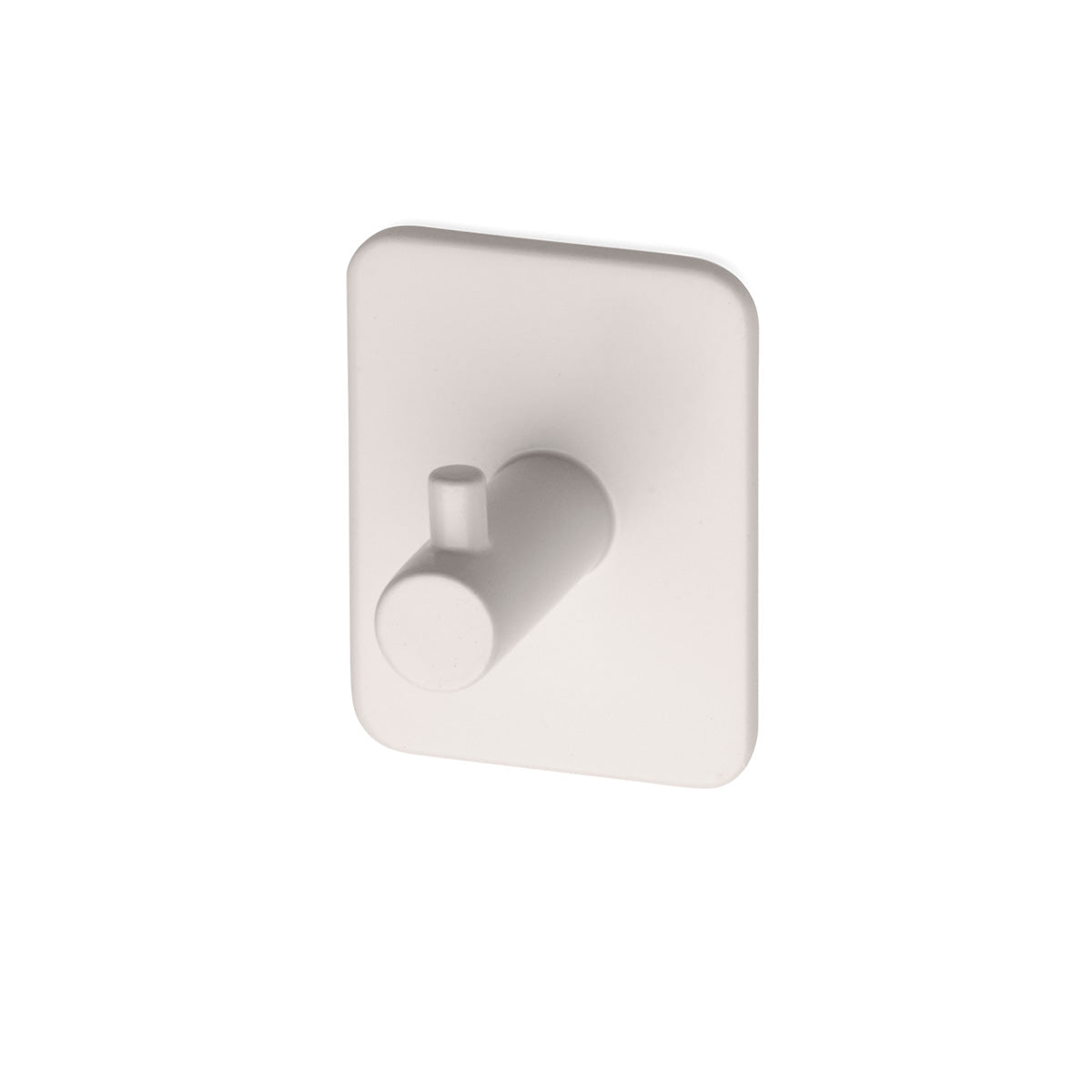Self-Adhesive Single Hook Flair White