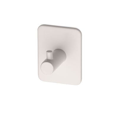 Self-Adhesive Single Hook Flair White