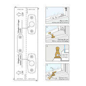 Ventilation Stay Outward-Opening Brass