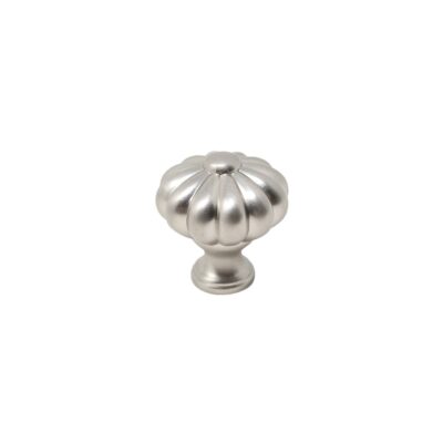 knopp flora av mattborstad nickel 33mm